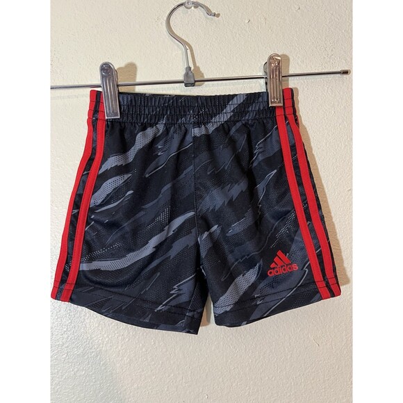 adidas Other - adidas Infant Athletic Shorts - black / red - Size 9 Months 9M